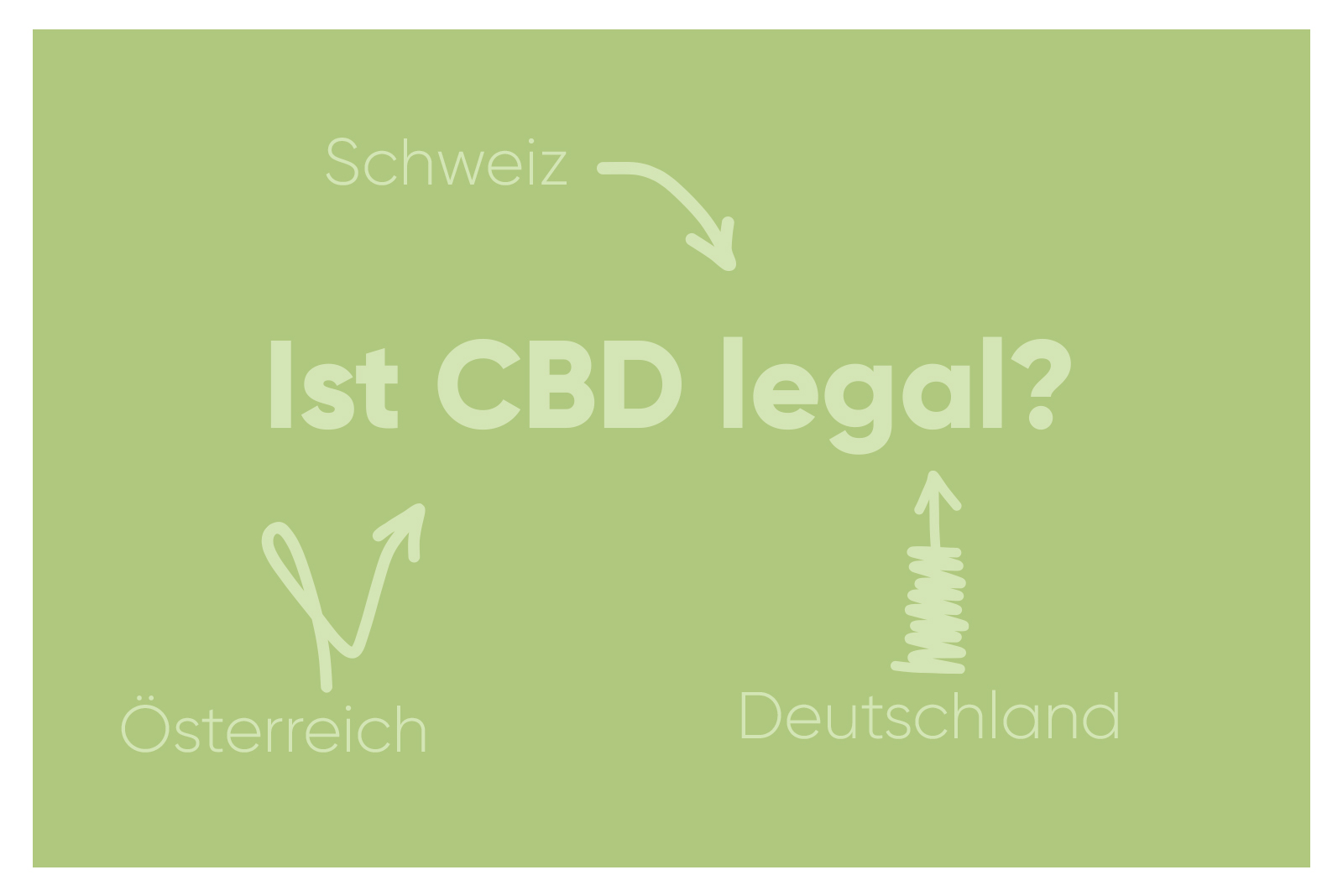 Deutschland, Österreich, Schweiz - ist CBD überall legal?