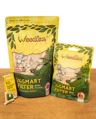 Weedlez ‚Phil Trino‘ 6mm Aktivkohlefilter (50er)
