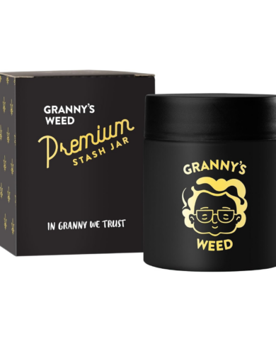 Granny’s Weed Stash Jar Schwarz (120ml)