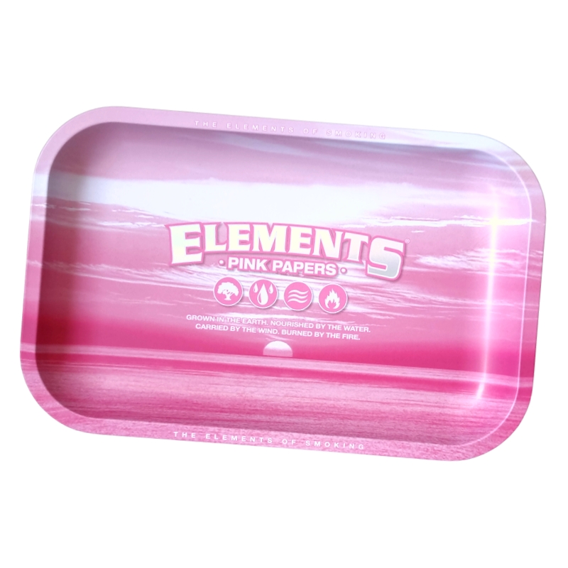 Elements Pink Rolling Tray (Medium)