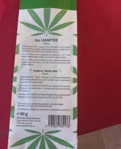Medihemp Bio Hanftee Felina (40g)