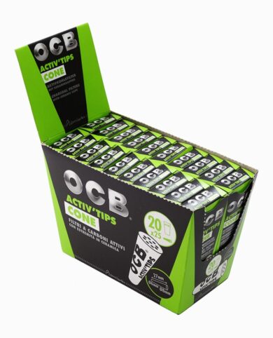 OCB ActivTips CONE Aktivkohlefilter (3er Sample, 10 Packs)