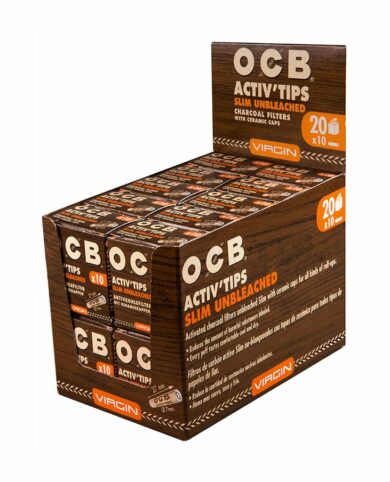 OCB Virgin ActivTips Slim (10er)