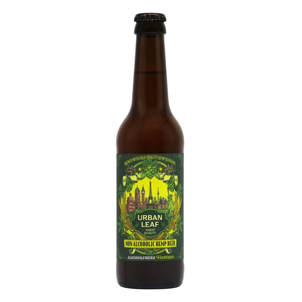 Sander Urban Leaf Hanfbier (alkoholfrei, 0,33l)