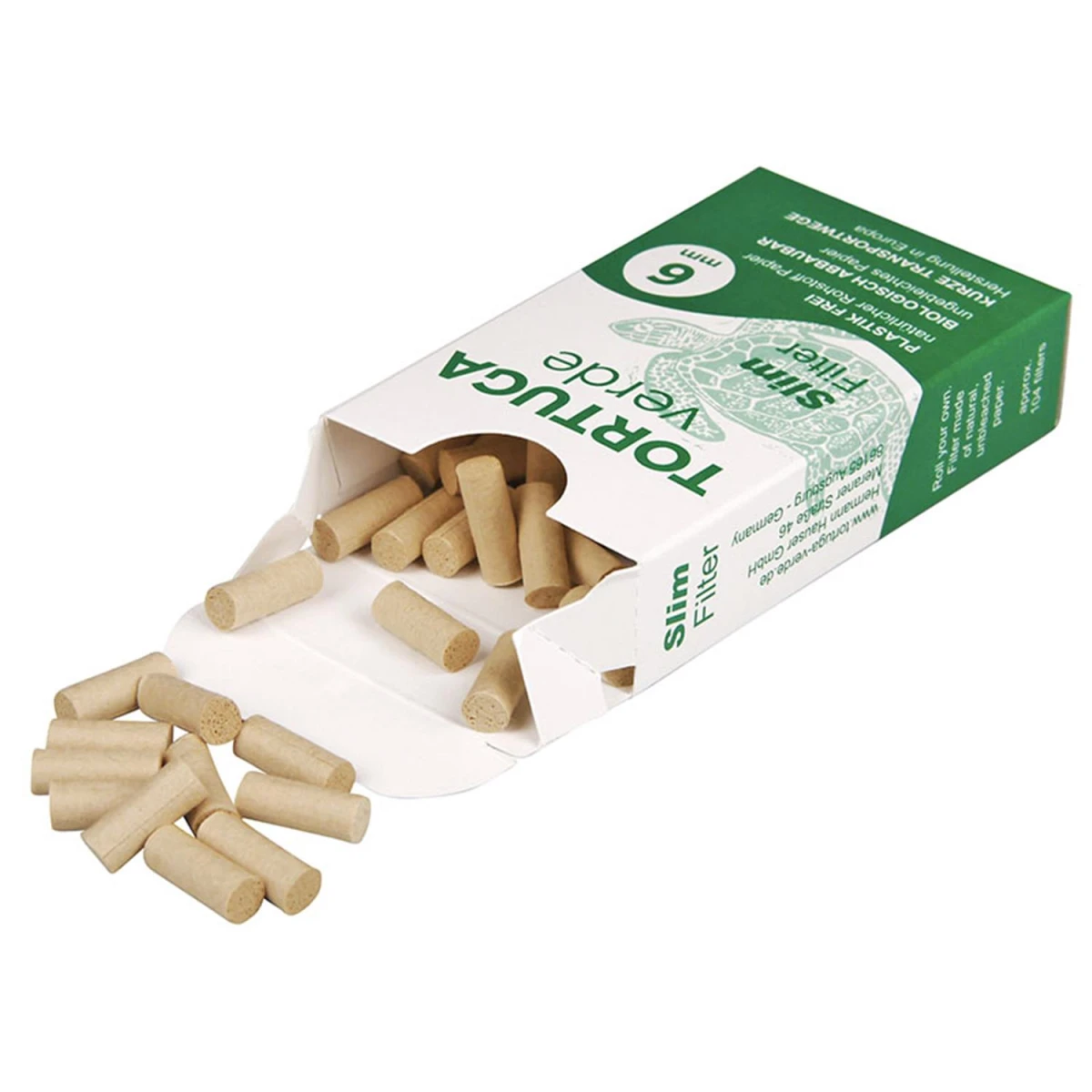 Tortuga verde Drehfilter Slim 6mm (ca. 104 Filter)