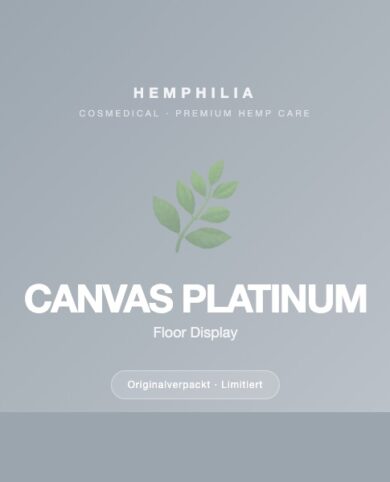 Hemphilia CANVAS PLATINUM Floor Display (bestücktes Verkaufs-Display)